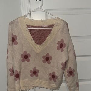 Bailey Rose Flower Sweater